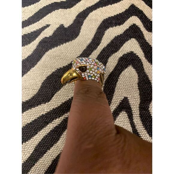 Jewel Embellished Eagle Ring - Picture 1 of 5